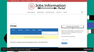 
                            4. Domestic Cleaning and Housekeeping Jobs in Australia 2019 ...