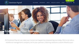 
                            7. Dominion Payroll - Charlotte, Nashville, Richmond, Tampa ...