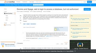 
                            4. Domino and Xpage, ask to login to access a database, but not ...