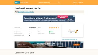 
                            7. Domino03.vanmarcke.be: Login - Easy Counter