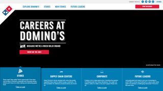 
                            11. Domino's Careers: Join the Domino's Team