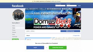 
                            5. DomusBet.It - About | Facebook