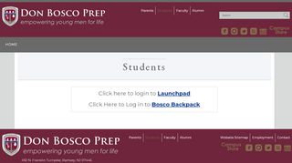 
                            1. Don Bosco Prep | Students