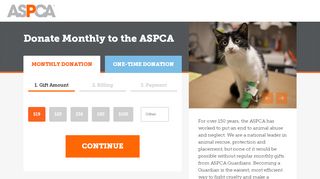 
                            2. Donate Monthly | Become a Guardian | ASPCA