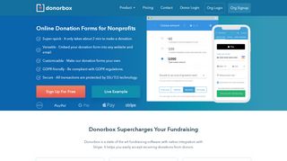 
                            9. Donation Forms for Nonprofits, Churches, & Political ... - Donorbox