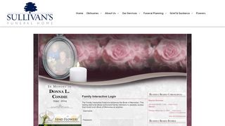 
                            8. Donna Condie Login - Horseheads, New York | Sullivan's Funeral Home