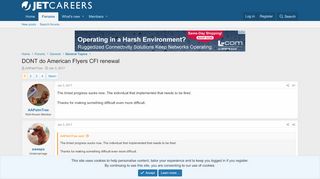 
                            6. DONT do American Flyers CFI renewal | Jetcareers