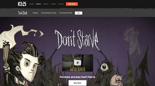 
                            3. Don't Starve | Klei Entertainment