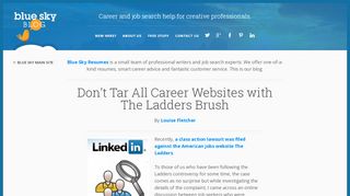 
                            5. Don't Tar All Career Websites with The Ladders Brush | Blog | Blue ...