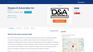 
                            3. Dopazo & Associates Inc, Miami, FL - Independent Insurance Agent