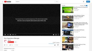 
                            6. Doro Experience Manager - YouTube