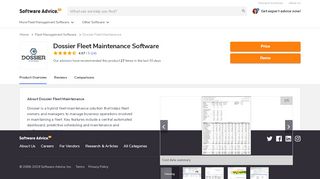 
                            5. Dossier Fleet Maintenance Software - 2019 Reviews, Pricing & Demo