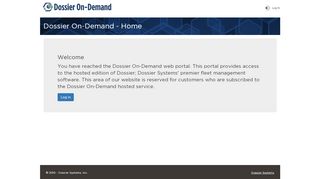 
                            2. Dossier On-Demand: Home