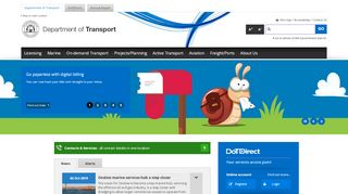 
                            8. DOT Home - transport.wa.gov.au