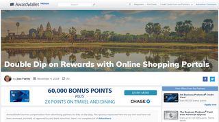 
                            5. Double Dip on Rewards with Online Shopping Portals - AwardWallet ...