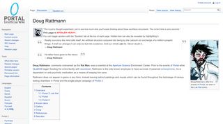 
                            4. Doug Rattmann - Portal Wiki