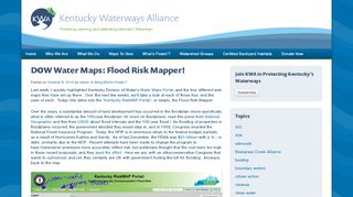 
                            6. DOW Water Maps: Flood Risk Mapper! | Kentucky Waterways Alliance