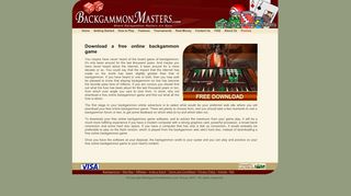 
                            2. Download a free online backgammon game