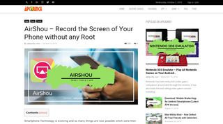 
                            9. Download AirShou App for Android Smartphones [Latest APK ...