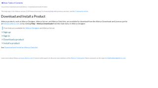 
                            9. Download and Install a Product - Alteryx Help and Documentation