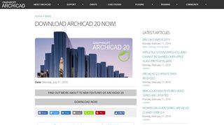 
                            6. Download ARCHICAD 20 now! | | Graphisoft ArchiCAD