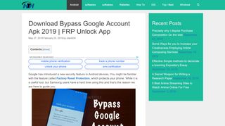 
                            6. Download Bypass Google Account Apk 2019 | FRP …