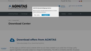 
                            3. Download Center for templates, software etc. | AGNITAS