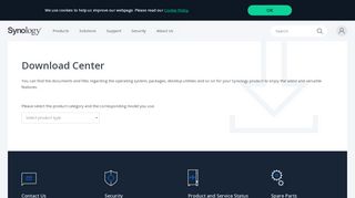 
                            8. Download Center | Synology Inc.