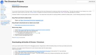 
                            9. Download Chromium - The Chromium Projects