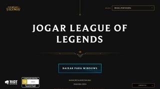 
                            9. Download de League of Legends | Brasil
