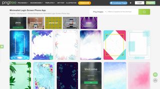 
                            5. Download Free | app, ios, psd Background Images, Minimalist Login ...