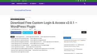 
                            4. Download Free Custom Login & Access v2.0.1 – WordPress ...