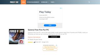 
                            3. Download Free Fire PC 1.31.0 (Official) - Windows 10/8/7/XP