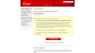 
                            9. Download Free Java Software - java.com: Java + You