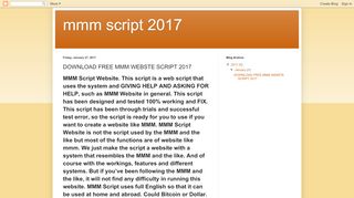 
                            9. DOWNLOAD FREE MMM WEBSTE SCRIPT 2017