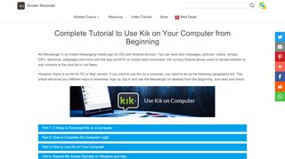 
                            4. Download, Install, Login and Use Kik on Windows ... - Aiseesoft