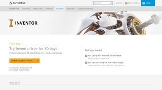 
                            7. Download Inventor 2020 | Free Trial | Autodesk