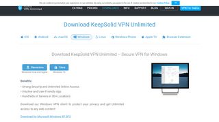 
                            9. Download KeepSolid VPN Unlimited – Secure VPN for Windows