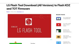 
                            3. Download LG Flash Tool 2019 (All Versions) and LGUP Tool ...