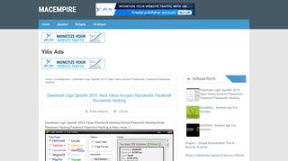 
                            3. Download Login Spoofer 2010: Hack Yahoo …