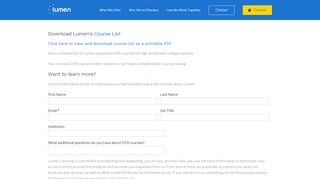 
                            7. Download Lumen's Course List - Lumen Learning
