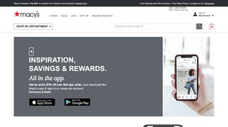 
                            4. Download Macy's Mobile App - Macy's