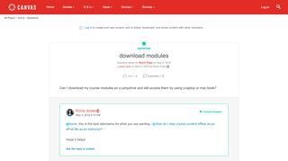 
                            6. download modules | Canvas LMS Community