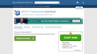 
                            4. Download MS-CIT Training Suite by Agrawal and Sons Electronics ...