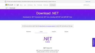 
                            9. Download .NET (Linux, macOS, and Windows)