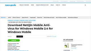 
                            9. Download NetQin Mobile Anti-virus for Windows Mobile 2.4 ...