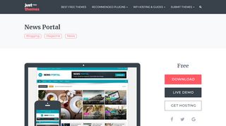 
                            10. Download News Portal free WordPress Theme Reviewed ...