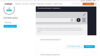 
                            8. Download OneLogin Extensions: Chrome, Safari, Firefox, IE ...