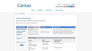 
                            1. Download Professional Tax Preparation Software | Cantax