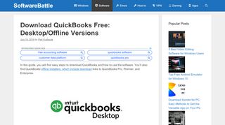 
                            7. Download QuickBooks Free: Desktop/Offline …